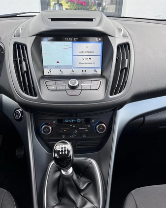 Ford Kuga cena 65900 przebieg: 152000, rok produkcji 2018 z Koszalin małe 56